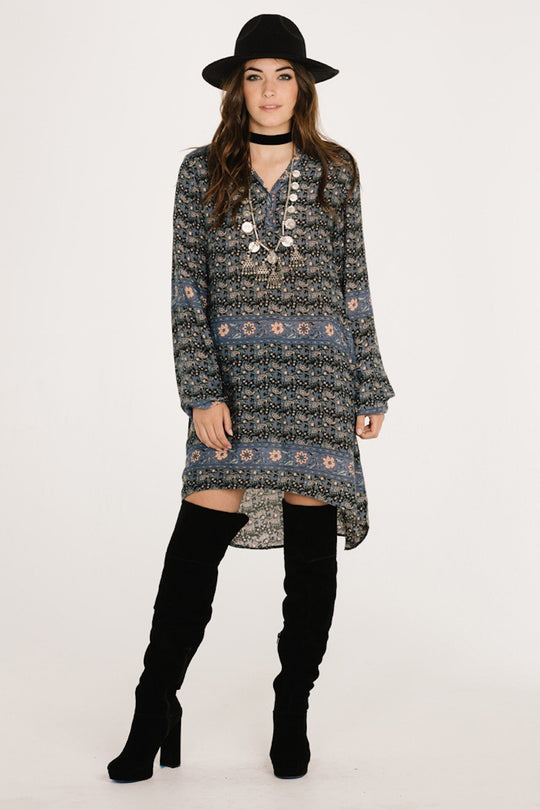 Batik Shirt Dress