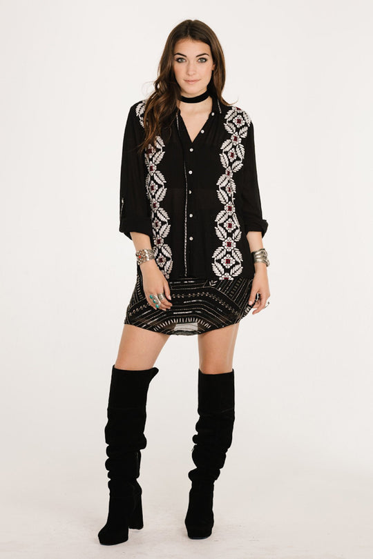 Rosanna Roll Sleeve Shirt