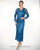C6184X Queen Three Piece Beaded Silk Lace A-line Skirt Set