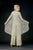 C708 COLLAR SEQUIN LACE DUSTER COAT