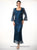 C710 3/4 Bell-Sleeve Jacket Three Piece Skirt Set