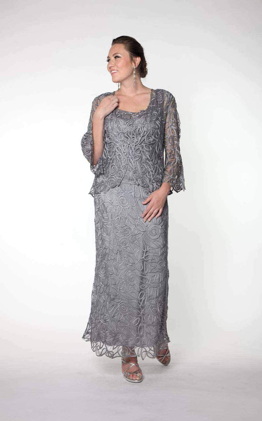 Soulmates - C710 Quarter Bell-Sleeve Jacket Three Piece Skirt Set