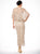 C80312 Beaded Lace Cape Top and Skirt Set