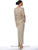 C805850 Asymmetrical and Straight Back Slit Long Skirt