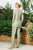 Soulmates - C80783 Unique Beaded Handmade Tunic with Pants in Green