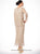 C80952 Embroidered Floral Lace Three Piece Evening Gown