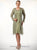C88001 BEADED DUSTER DRESS 2PC SET