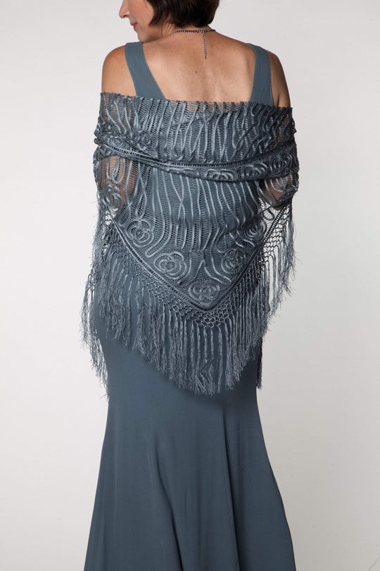 Soulmates - C9020 TRIANGLE SHAWL BEADED