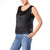 Soulmates - C905 Beaded Silk Top in Black