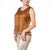 Soulmates - C905 Beaded Silk Top in Gold