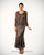 C9127 Three Piece Mermaid Skirt Evening Gown