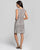 Bo & Nic - 1SL1000 Scoop Neck Animal Print Sheath Dress in Print and Multi-Color