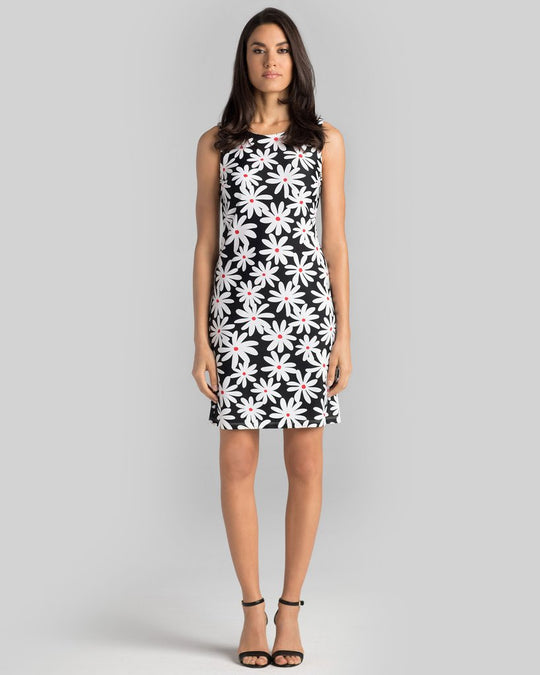 Bo & Nic - 1DB1001 Scoop Neck Floral Print Short Dress in Floral and Print