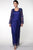 C1060- Three Piece Scallop Jacket Top Skirt Set