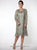 C88084 Beaded Short Duster Dress Set
