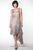 D1107 Rose Flower Cape with Short Dress