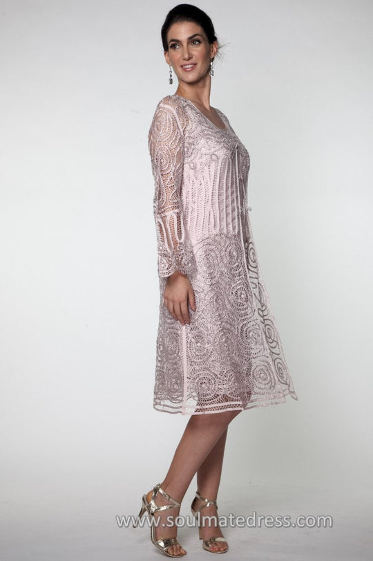 D8152- Two Piece Duster Dress Set