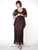 D8787 Stylish Cape Jacket With Dress