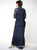 Soulmates - D9120 High-low dress and Jacket Set in Blue