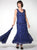 D9122 Flower Lace Crochet Three Pieces Evening Gown