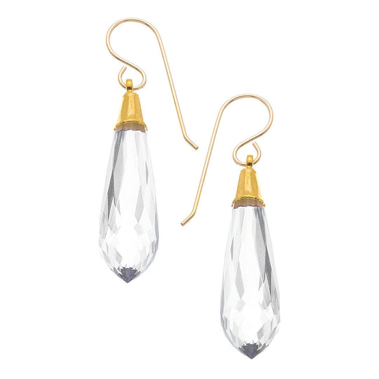 Chandelier Crystal Quartz Earrings