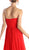 Cinderella Divine - Strapless Twined Front Chiffon Long Evening Gown