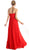 Cinderella Divine - Strapless Twined Front Chiffon Long Evening Gown
