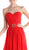 Cinderella Divine - Strapless Twined Front Chiffon Long Evening Gown