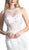 Cinderella Divine - CD196 Applique Jewel Tiered Trumpet Dress In White
