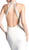 Cinderella Divine - Gold Beaded Halter Jersey Trumpet Evening Dress
