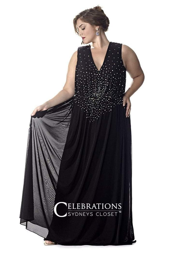 CE1527 Plus Size Dress in Black