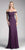 Cinderella Divine - CF158 Off Shoulder Stretch Crepe Satin Gown In Purpl