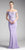 Cinderella Divine - CF158 Off Shoulder Stretch Crepe Satin Gown In Purple