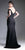 Cinderella Divine - CF158 Off Shoulder Stretch Crepe Satin Gown In Black