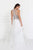 Elizabeth K - GL1594 Mock Two-Piece Illusion Sweetheart Mermaid Dress In White