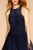 Elizabeth K Bridal - GL2528 Embroidered Illusion Jewel Tiered Gown In Blue