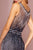 Elizabeth K - GL2555 Bejeweled Illusion Jewel Mermaid Gown In Blue and Gray