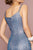 Elizabeth K - GL2578 Glitter Sweetheart Trumpet Dress In Blue