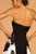Elizabeth K - GL2582 Two Tone Embellished Sweetheart Dress In Black and White