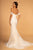 Elizabeth K - GL2591 Lace Off-Shoulder Mermaid Gown In White and Neutral
