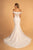 Elizabeth K Bridal - GL2594 Lace Off-Shoulder Mermaid Dress With Train In White