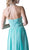 Embellished Halter High Low A-line Dress