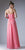 Cinderella Divine - CH529 Beaded Spaghetti Straps Chiffon A Line Gown In Pink and Orange