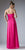 Cinderella Divine - CH529 Beaded Spaghetti Straps Chiffon A Line Gown In Pink