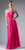 Cinderella Divine - CH529 Beaded Spaghetti Straps Chiffon A Line Gown In Pink