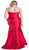 Cinderella Divine - CJ221 Embellished Illusion Jewel Neck Trumpet Dress
