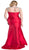 Embellished Illusion Jewel Neck Trumpet Dress
