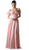 Ruffled Off-Shoulder A-line Dress