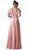 Ruffled Off-Shoulder A-line Dress
