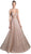 Cinderella Divine - CJ256 Sequined V-neck A-line Long Prom Dress
